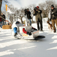 Image for article titled X-WIng Sled is Porkins' Transport of Choice in Tahoe